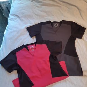 Health Pro scrub top bundle of 2
